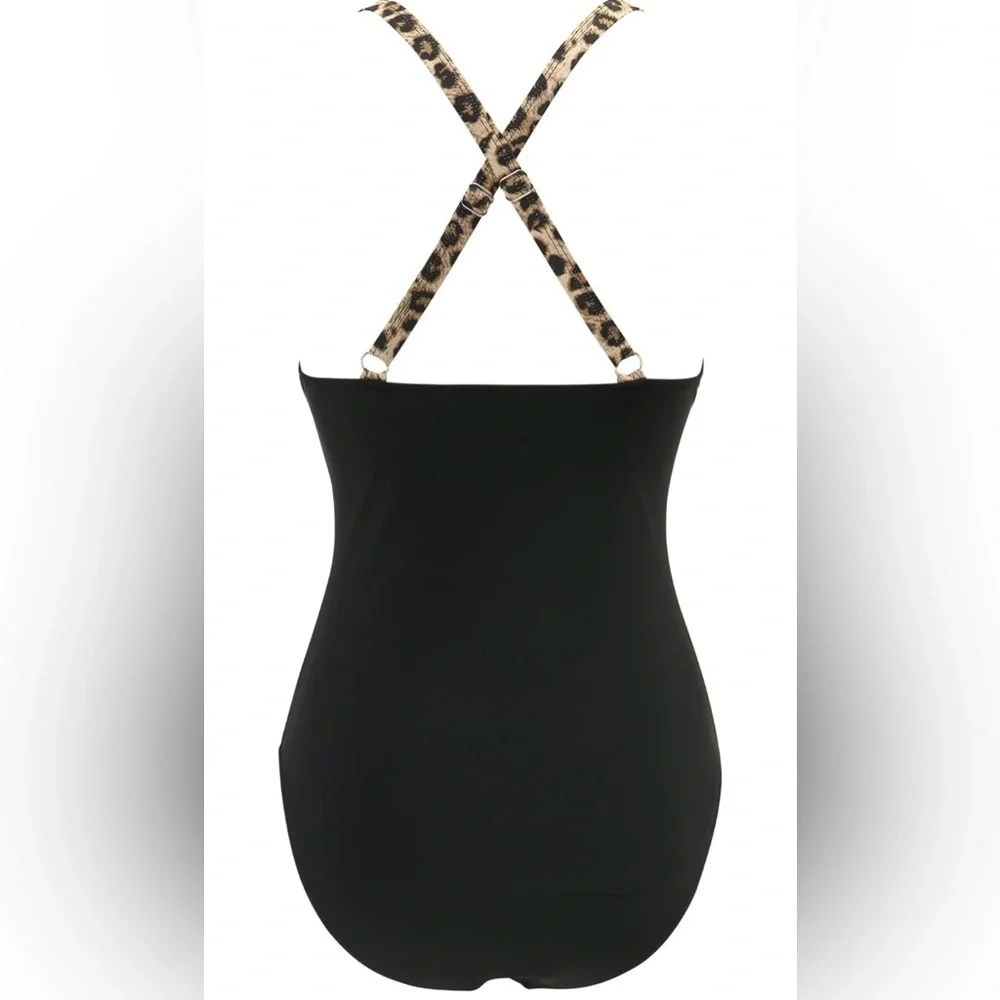 Super Cute Cutout One Piece Swimsuit with Tummy Control - Picture 14 of 16
